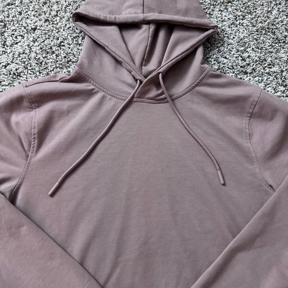 Cuts Clothing Hyperloop Hoodie Pullover Men M Mauve Pink Preppy Gym Workout - Picture 3 of 6